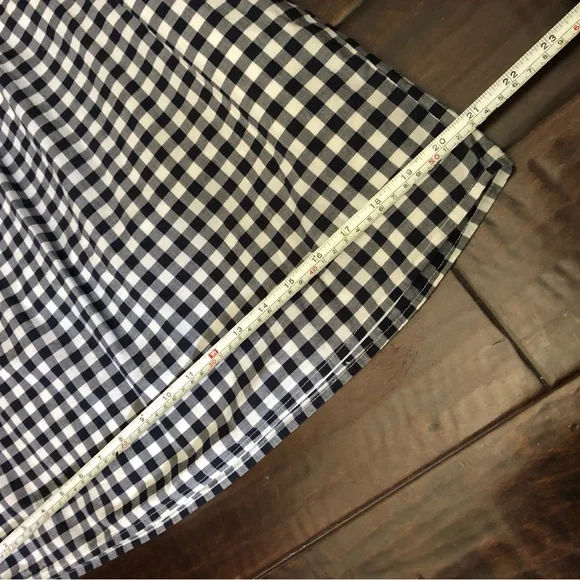 Abercrombie & Fitch Black and White Smocked Off-the-Shoulder Sundress - Picture 5 of 7